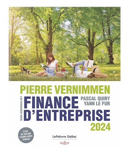 Livre de Pierre Vernimmen, "Finance d'entreprise"